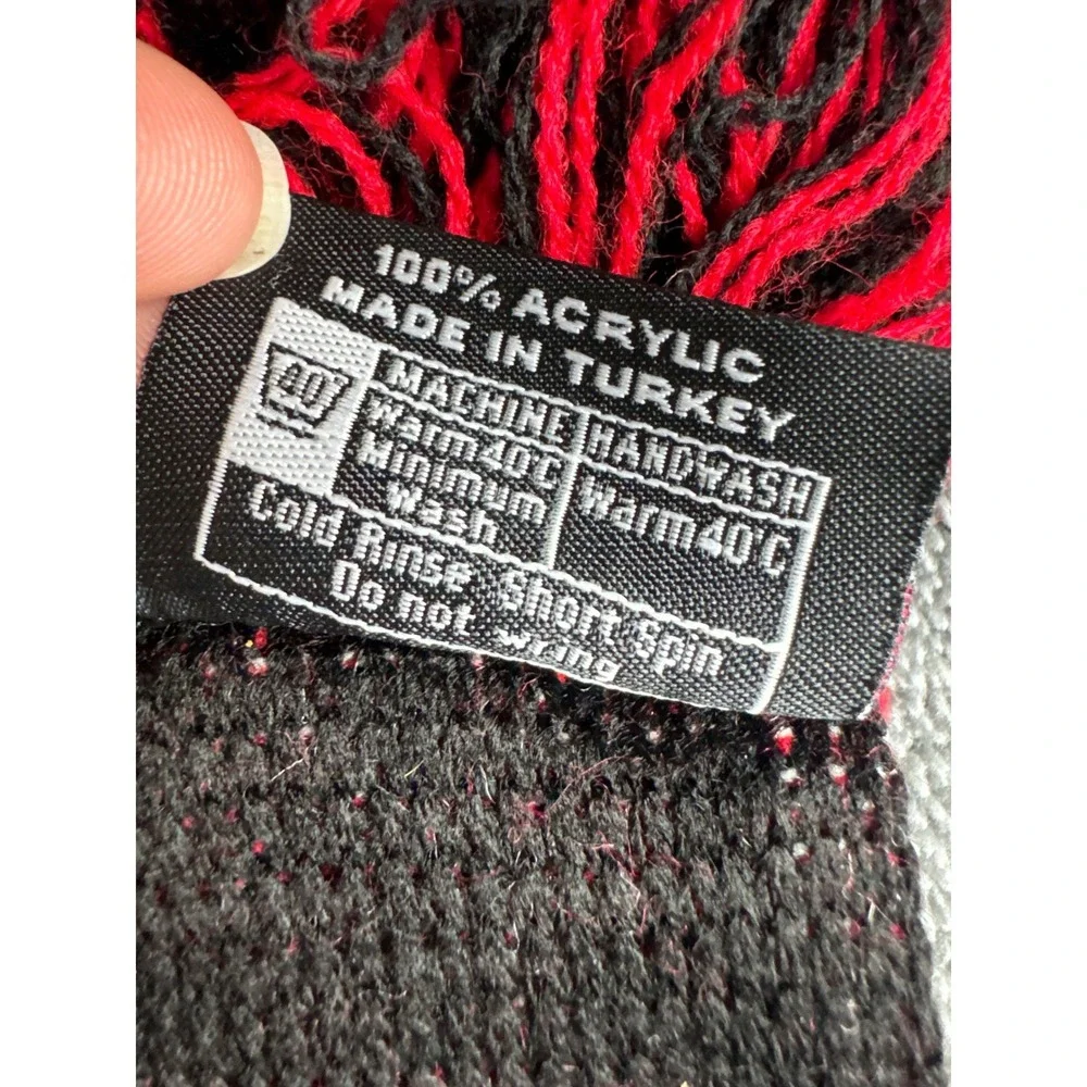 Ruffneck Scarves Manchester United Fans of Los Angeles MULA Knit Scarf Black Red